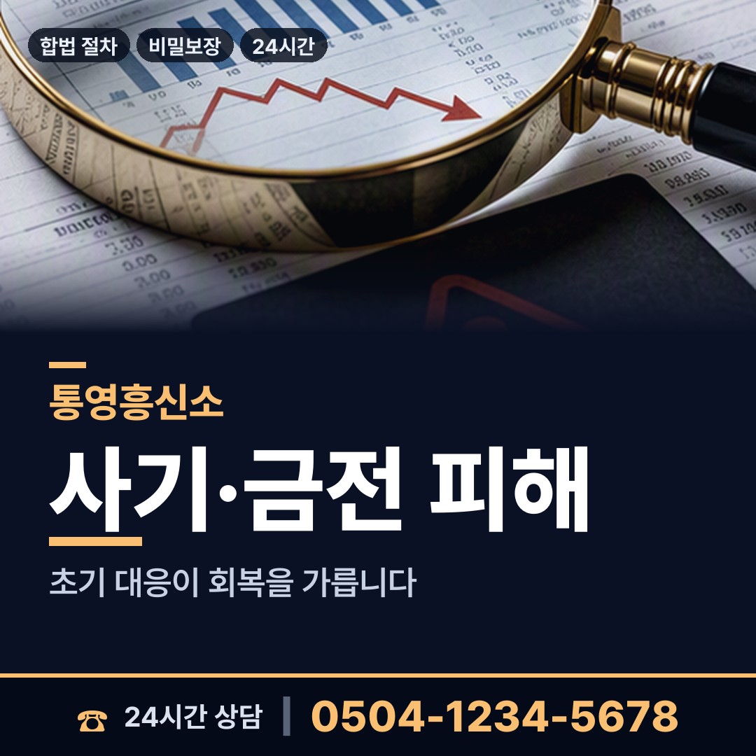 통영 정량동 이혼소송증거 상담 안내